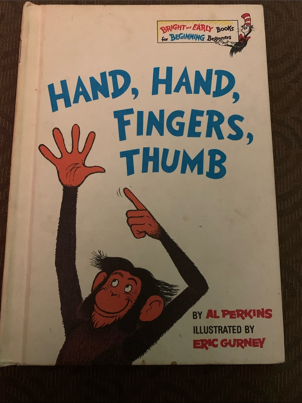 Bright and Early Books: Hand, Fingers & Thumb - Blue Title Text